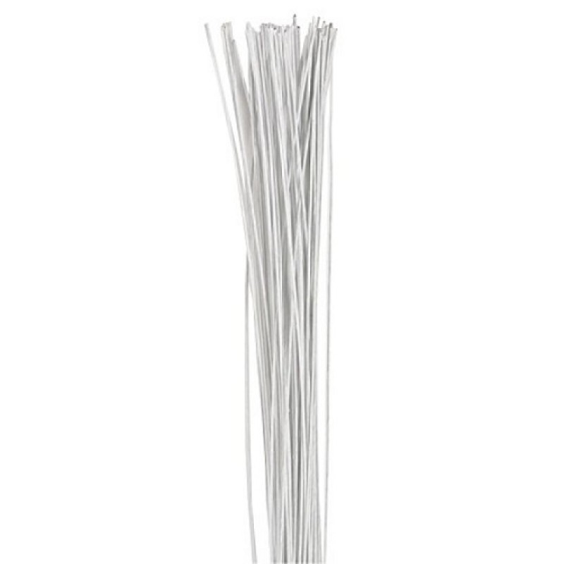 Σύρμα Για Λουλούδια No18 Λευκό x50 - 40cm