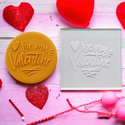 Σφραγίδα Ζαχαρόπαστας Be my Valentine