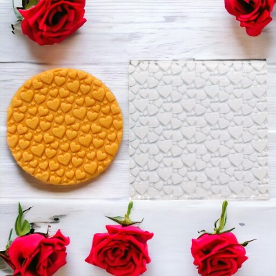 Σφραγίδα Ζαχαρόπαστας Mini Hearts (Kαρδούλες)