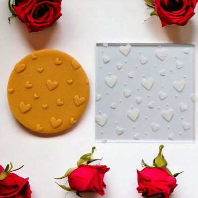 Σφραγίδα Ζαχαρόπαστας Mini Hearts