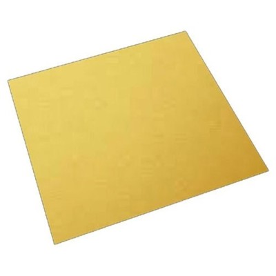 Δίσκος τούρτας τετράγωνος Χρυσός Πάχος 3mm. 22x22εκ.