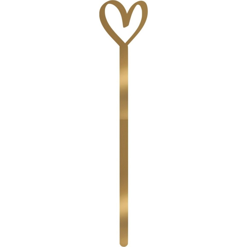 Cake Pop Sticks 12τμχ Καρδιά Χρυσό καθρέπτης Cake Pop Sticks 12τμχ Καρδιά Χρυσό καθρέπτης