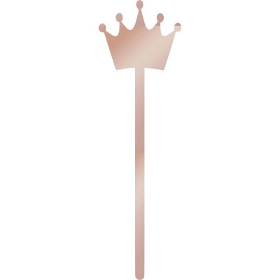 Cake Pop Sticks 12τμχ Princess Roze gold καθρέπτης