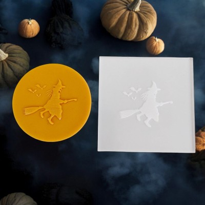 Σφραγίδα Ζαχαρόπαστας Halloween Μάγισσα