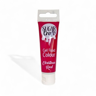Χρώμα Ζαχαροπλαστικής σε Τζελ - Christmas Red / Χριστουγεννιάτικο Κόκκινο 30gr  SugarCraft