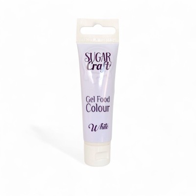 Χρώμα Ζαχαροπλαστικής σε Τζελ - White / Λευκό 30gr SugarCraft 