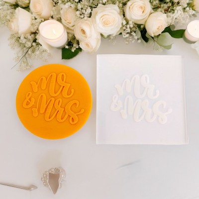 Σφραγίδα Ζαχαρόπαστας Mr & Mrs