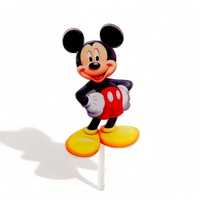 Cake Topper Mickey Mouse Εκτύπωση σε Plexi Glass