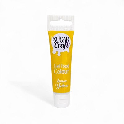 Χρώμα Ζαχαροπλαστικής σε Τζελ SugarCraft - Lemon Yellow / Κίτρινο 30gr