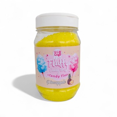 Ζάχαρη για Μαλλί της γριάς (Candy Floss) - Γεύση Ανανάς 300gr SugarCraft