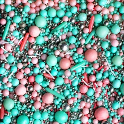 Sprinkles Mix Mint and Pink (Ροζ και Μέντα) 90gr SugarCraft