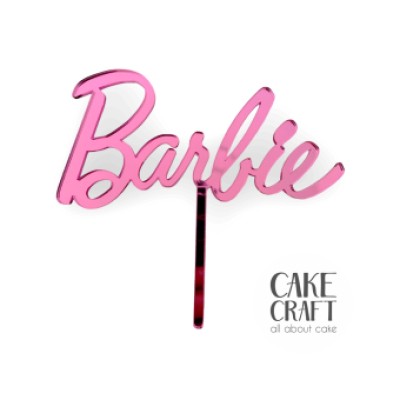 Cake Topper Barbie Χρυσό καθρέπτης