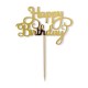 Cake Topper Χάρτινο Happy Birthday v2