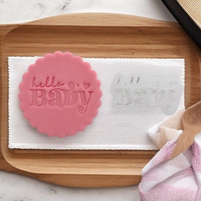Σφραγίδα Ζαχαρόπαστας Hello Baby