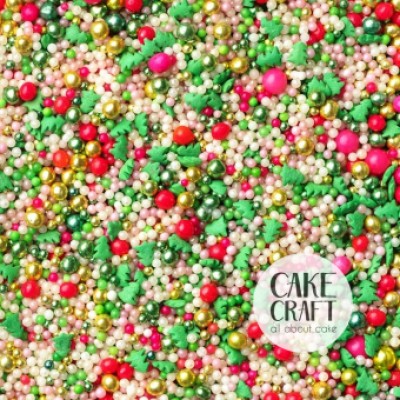Κας Κας Sprinkles Mix Χριστουγεννιάτικο Fairy's Christmas Trees 90gr SugarCraft 