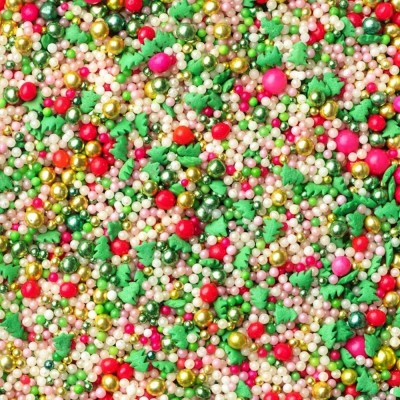 Κας Κας Sprinkles Mix Χριστουγεννιάτικο Fairy's Christmas Trees 90gr SugarCraft 