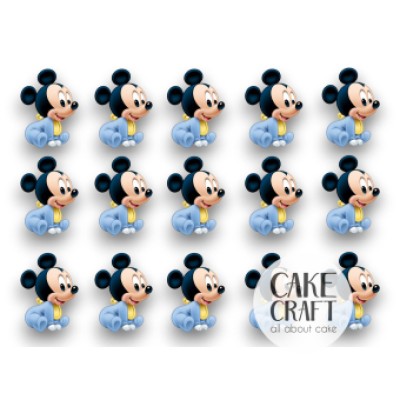 Βρώσιμα Διακοσμητικά σχέδια Baby Mickey - 15τμχ