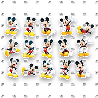 Βρώσιμα Διακοσμητικά σχέδια Mickey - 15τμχ