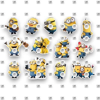 Βρώσιμα Διακοσμητικά σχέδια Minions - 20τμχ