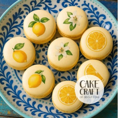 Βρώσιμα Διακοσμητικά σχέδια Mediterranean Lemons set - 26τμχ