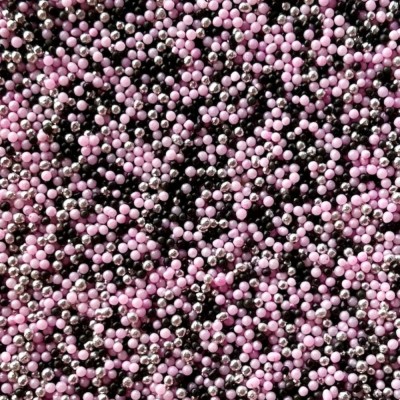 Κας Κας Mini Sprinkles mix Ροζ και Μαύρο 90gr SugarCraft 