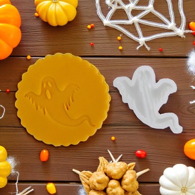 Σφραγίδα Ζαχαρόπαστας Halloween Φαντασματάκι v2