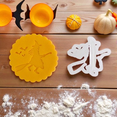Σφραγίδα Ζαχαρόπαστας Halloween Μάγισσα v2