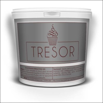 Πάστα ζάχαρης γκρι 250gr. Tresor