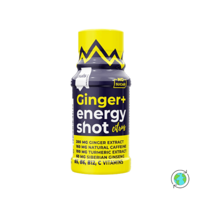 Shot Ενέργειας με Ginger και Κίτρο - Puls Nutrition - 60ml
