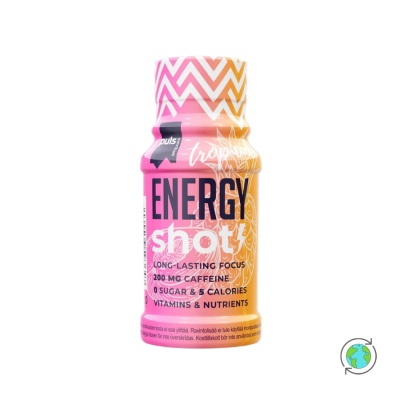Shot Ενέργειας με γεύση Τροπικά Φρούτα - Puls Nutrition - 60ml