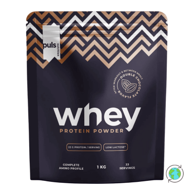 Whey Πρωτεΐνη Διπλή Σοκολάτα 73% - Puls Nutrition - 1Kg