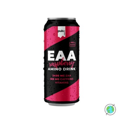 Amino Ανθρακούχο Ποτό EAA Βατόμουρο - Puls Nutrition - 330ml