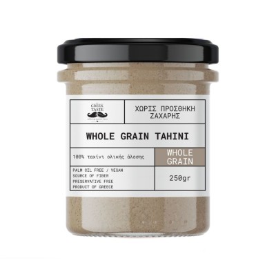 100% Ταχίνι Ολικής Άλεσης - myGreekTaste - 250gr