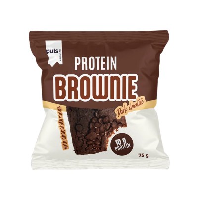 Brownie Πρωτεΐνης Dark Chocolate - Puls Nutrition - 75g