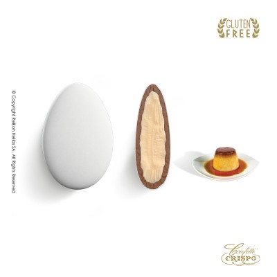 Κουφέτα Σοκολάτας Κρέμα Caramele Λευκό Crispo Chocopassion 1kg