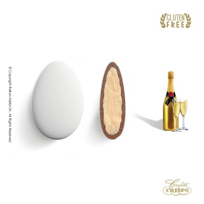 Κουφέτα Σοκολάτας Σαμπάνια Λευκό Crispo Chocopassion 1kg