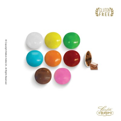 Mini Κουφέτα Σοκολάτας Πολύχρωμα Crispo Νembo Choco Lentils 1kg