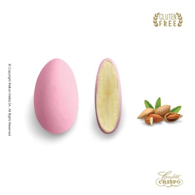 Κουφέτα Αμυγδάλου Ροζ Crispo Pelatina 400gr