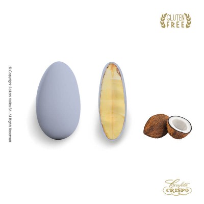 Κουφέτα Αμυγδάλου Καρύδα Μπλε Crispo Sweet Glamour 400gr