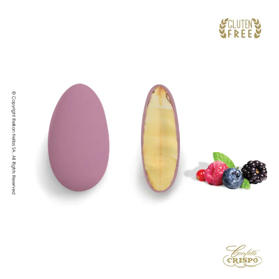 Κουφέτα Αμυγδάλου Κόκκινα Φρούτα Ροζ Crispo Sweet Glamour 400gr