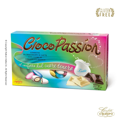 Κουφέτα Σοκολάτας Πολύχρωμο Crispo Chocopassion 1kg