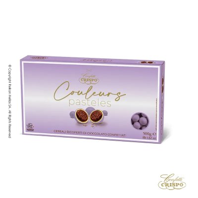 Κουφέτα Crispies Σοκολάτα Λιλά Crispo Krixi 500gr