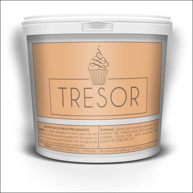 Πάστα ζάχαρης δέρματος 500gr. Tresor