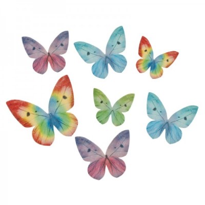 Πεταλούδες απο Βάφλα 3-6cm x87