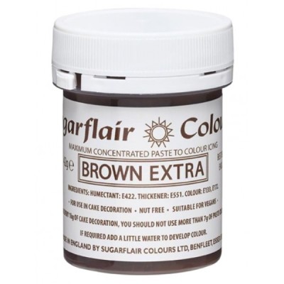Χρώμα Ζαχαροπλαστικής Sugarflair σε Πάστα Καφέ Extra 42g