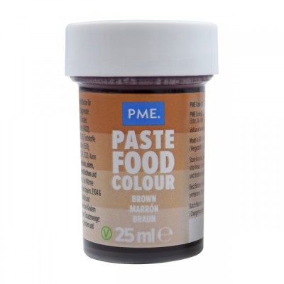 Χρώμα Ζαχαροπλαστικής PME σε Πάστα Καφέ 25g