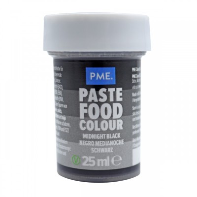 Χρώμα Ζαχαροπλαστικής PME σε Πάστα Μαύρο 25g
