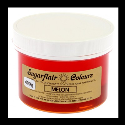Χρώμα Ζαχαροπλαστικής Sugarflair σε Πάστα Κίτρινο-Melon 400g