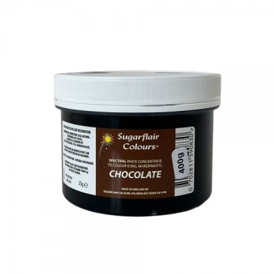 Πάστα Χρώμα Sugarflair Καφέ (Chocolate) 400g