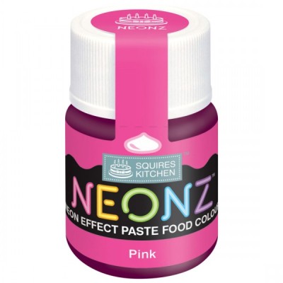 Πάστα Χρώμα NEONZ Squires Kitchen Ροζ 20g